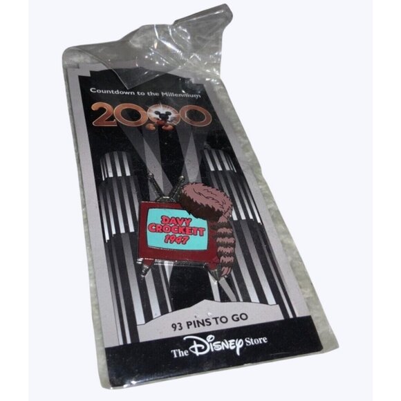 Disney Davy Crockett 1947 Countdown To The Millennium Pin 93 Collectible - Picture 5 of 9